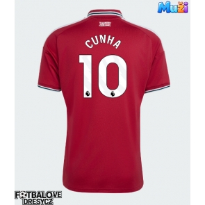 Manchester United Matheus Cunha #10 Domácí Dres 2026-27 Krátký Rukáv